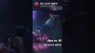 Jinx vs Vi #leagueoflegends #riotgames #arcane #arcanegaming #jinx #vi