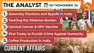 Current Affairs Today: The Analyst 24 November 2024 | Newspaper Analysis | Vajiram And Ravi