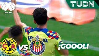 ¡LLEGÓ EL GOL! Reyes marca el primero | América vs Chivas | CL2024 - Liga Mx Semis | TUDN