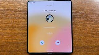 Samsung Galaxy Z Fold 5 Unboxing, Incoming Call, Alarm Alert, Charging & Boot Animation One UI 5.1.1