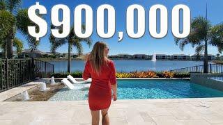 New Model Home in Florida | Inside a $900,000 Luxury Pool House in Naples from Toll Brothers