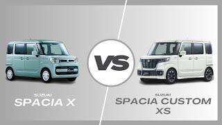 Suzuki Spacia X Vs Suzuki Spacia Custom XS