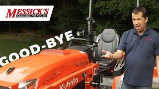 Saying Goodbye to my trusty Kubota. LX3310 to LX4020