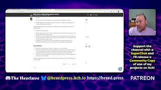 Not Friday Community Livestream! | Hexed Press streams