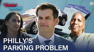 Michael Kosta Explores Courtesy Towing, Philadelphia’s Flop Parking Program | The Daily Show