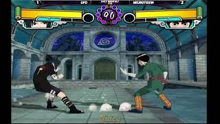 Sasuke vs Rock Lee (UFO vs NeuroToxin) Super Naruto Clash of Ninja 4 - Juicy Monthly October 2022