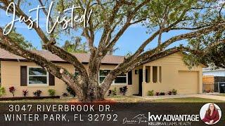 JUST LISTED 3047 RIVERBROOK DR| WINTER PARK, FL 32792 | WINTER PARK HOMES FOR SALE | WINTER PARK, FL