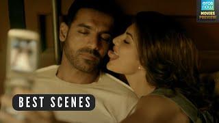 John को नींद मै देख Jacqueline  उठाया फायदा Dishoom Move Scene | John, Varun Dhawan, Jacqueline