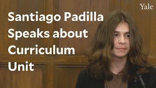 Chicago Student Speaks at Yale University about a Fellow's Curriculum Unit