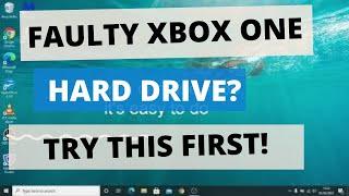 How To Repair Your Faulty XBOX One Hard Drive - If OSU1 File DOESN'T WORK