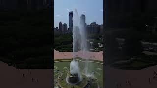 120 ft/60 m Fountain Jet - Buckingham  Fountain - DJI Mini 3 HDR Drone Flight