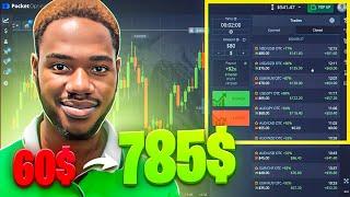 POCKET OPTION TRADING | Easy way to make +700$ in 2 minutes