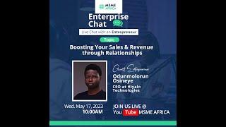 Boosting Your Sales & Revenue through Relationships - Odunmolorun Osineye, CEO, Hiyalo Technologies