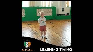 3 year olds first irish dance lesson