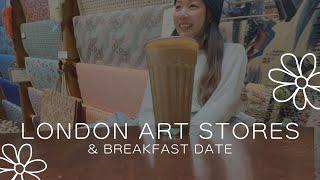 藝術生必去的三間美術用品店 | 倫敦美術用品店 | London Art Store & Breakfast Date | 插畫生日常