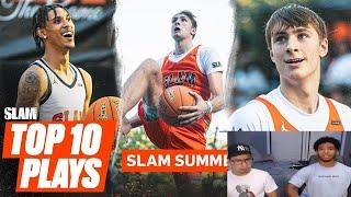Cooper Flagg, Jahki Howard, and MORE! CRAZY WINDMILLS?! Top 10 Plays from the SLAM Summer Classic