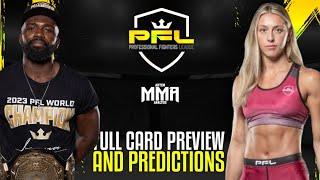 PFL 2024 Championships Full Card Preview and Predictions