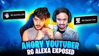 Angry Youtuber Give me strike  || Rg gamer & Rg Alexa exposed  - Bahu ff Roaster #freefire #tph