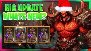 Diablo 4 NEW BIG UPDATE Rewards OPENED : Winter Update : Gameplay Mid Season Buffs Diablo IV