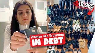 22 Minutes of Women in TERRIBLE Credit Card Debt..