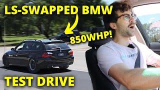 BMW Mechanic Test Drives LS-Swap'd, Turbo BMW WAGON