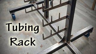 DIY Tubing Rack - How to build a mobile freestanding tube storage rack. Simple design