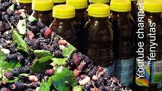 MAKING BLACK MULBERRY SYRUP