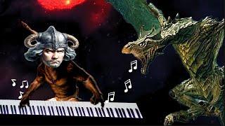 Can you beat Skyrim with A Piano?