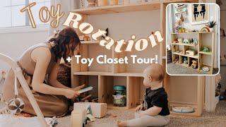 Toy Rotation & Storage for Toddler and Baby | Day In The Life Of A Stay At Home Mom!