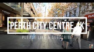 PERTH CITY WALKING TOUR - WESTERN AUSTRALIA - CBD - 4K VIRTUAL WALKING TOURr @westernaustralia