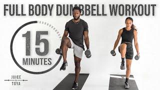 15 Minute Full Body Dumbbell Workout [Strength and Conditioning]