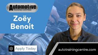 In Conversation About Automotive Training Centres: Zoey Benoit