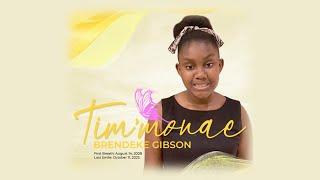 Tim'monae Gibson  Funeral Service