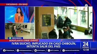 Iván Siucho visto en aeropuerto Jorge Chávez para viajar rumbo a España (4/2)