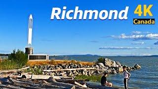 【4K UHD】Garry Point Park Walking Tour, Richmond BC. Canada July 2021