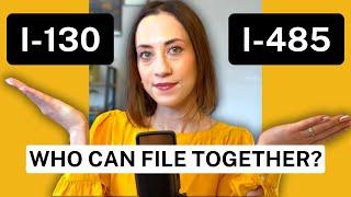 Who can file I-130 and I-485 AT THE SAME TIME? | Petition for Alien Relative