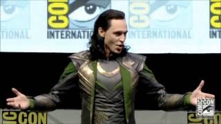 Loki Takes Hall H SDCC 2013 Comic Con FULL appearance!