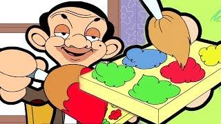 Painting Bean | Funny Clips | Cartoon World