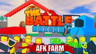 AFK Farm That Gives 126K XP/Hour [The Battle Bricks]