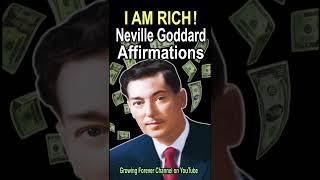 I AM WEALTHY! Powerful Neville Goddard Abundance Affirmations - Feeling is the Secret