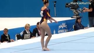 Spanish Gymnast performs Floor Routine Re Edit