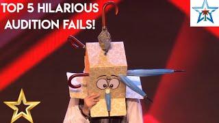 Top 5 Hilarious Audition Fails!!!  | Britains Got Talent | Talent Reload