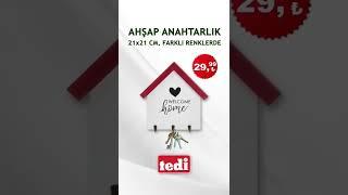 ⭐️Dekoratif görünümlü ahşap anahtarlıklar şimdi mağazalarımızda! :) #tedi #tedidiscount #anahtarlık