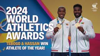 "2024 World Athletics Awards: Tebogo & Hassan Named Male & Female Athlete of the Year!"