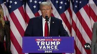 Donald Trump re-elected 47th president | VOA News