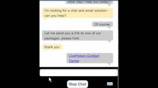LivePerson iPhone Application Prototype Demo