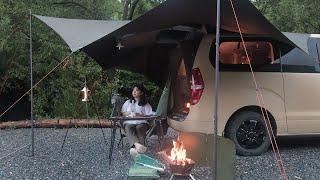 Solo camping / How to Camp to Escape the Heat  Car camping
