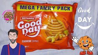 BRITANNIA Good Day Cashew Cookies || Good Day Family Pack || Review asmr