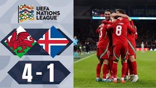 Wales vs Iceland 4-1 Highlights | UEFA Nations League 2024