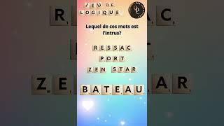 #Quiz  - jeu de logique : Trouvez l'intrus          #devinette  #quiz #énigme